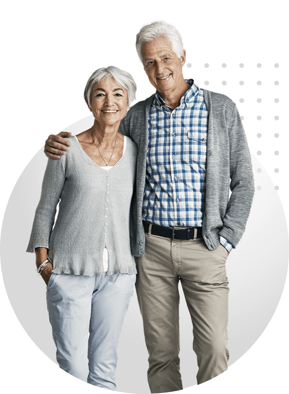 Happy couple smiling